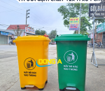 Thùng rác đạp chân 60l