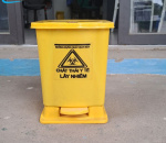 Thùng rác y tế đạp chân 10 lít