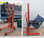 Xe nâng quay đổ phuy 350kg