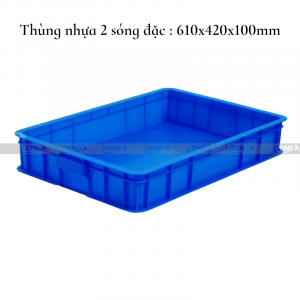 Sóng bít 1T - Thùng nhựa 2 sóng đặc