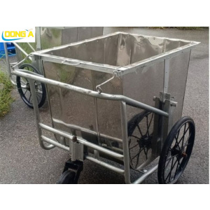 Xe gom rác 500 lít inox